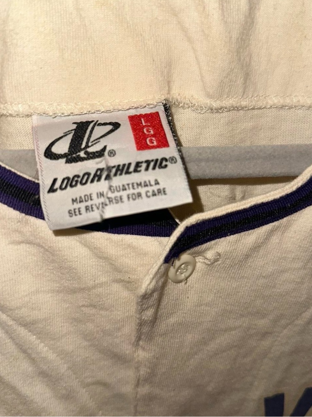 RARE VINTAGE Logo Athletic New York Yankees Baseball Jersey - Picture 3 of 3